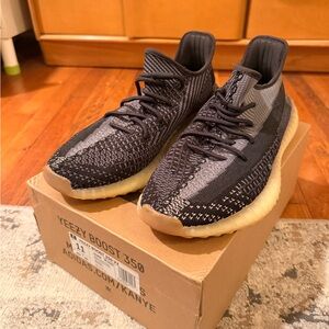 Yeezy Boost 350 Black and Gray Sneakers